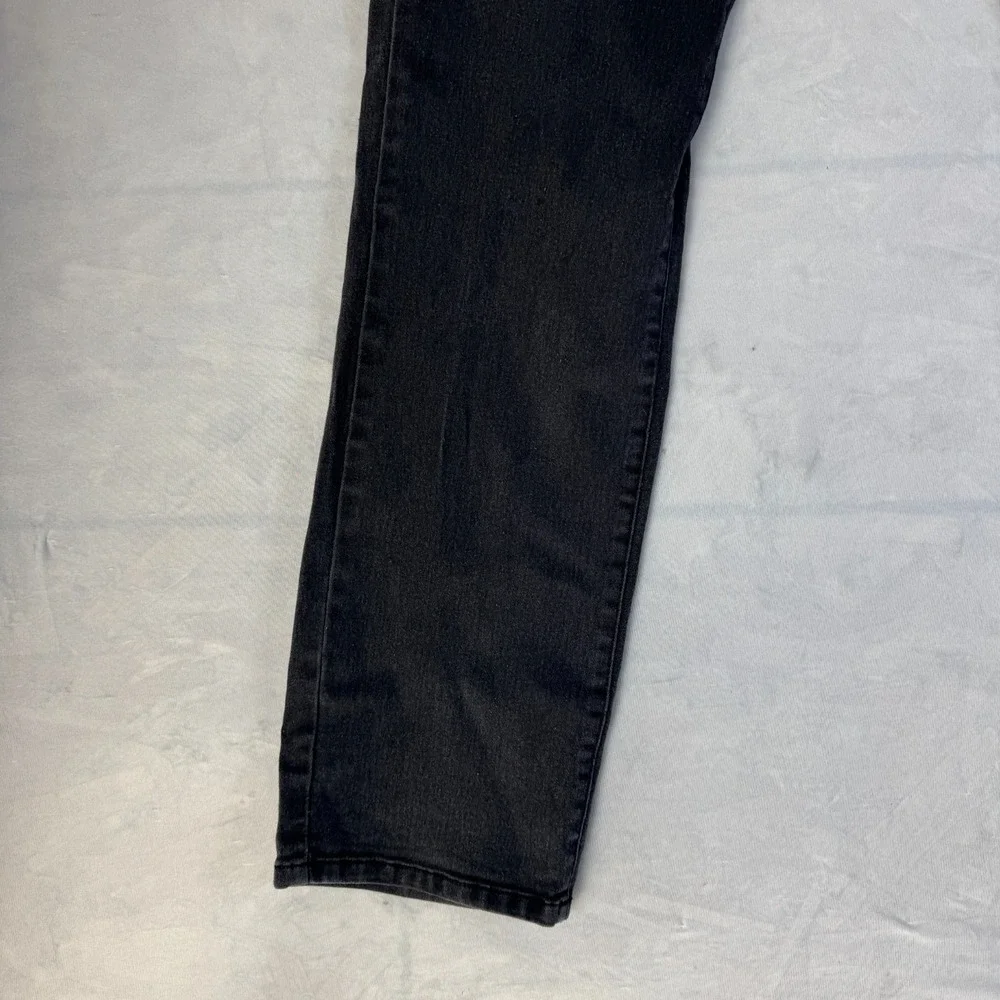 G-Fried Mens Dark Wash Black Stretch Denim Slim Fit Straight Jeans Size 38x32